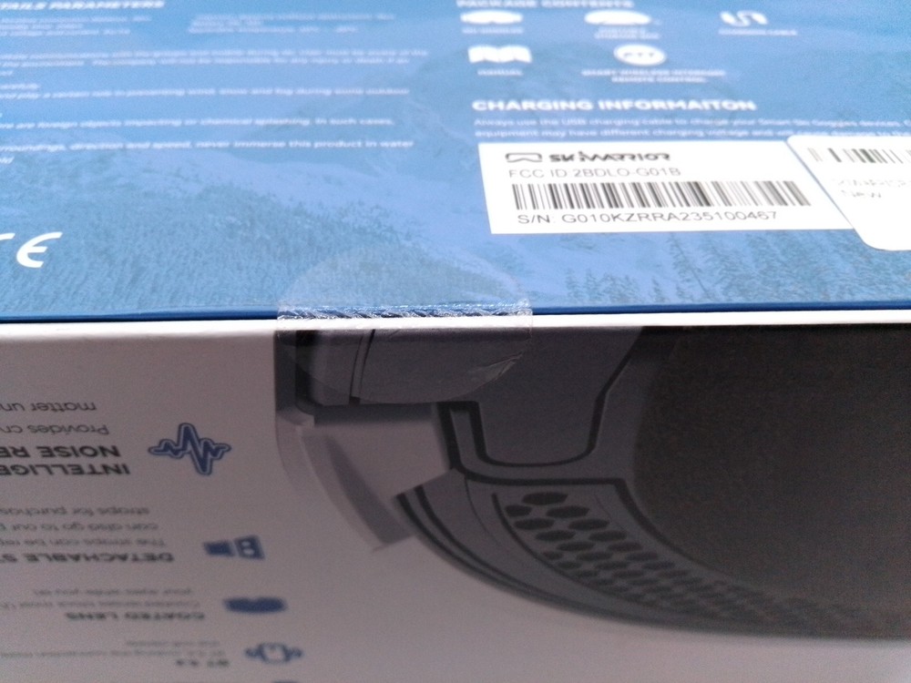 SkiWarrior Smart Wireless Intercom Audio Ski Goggles