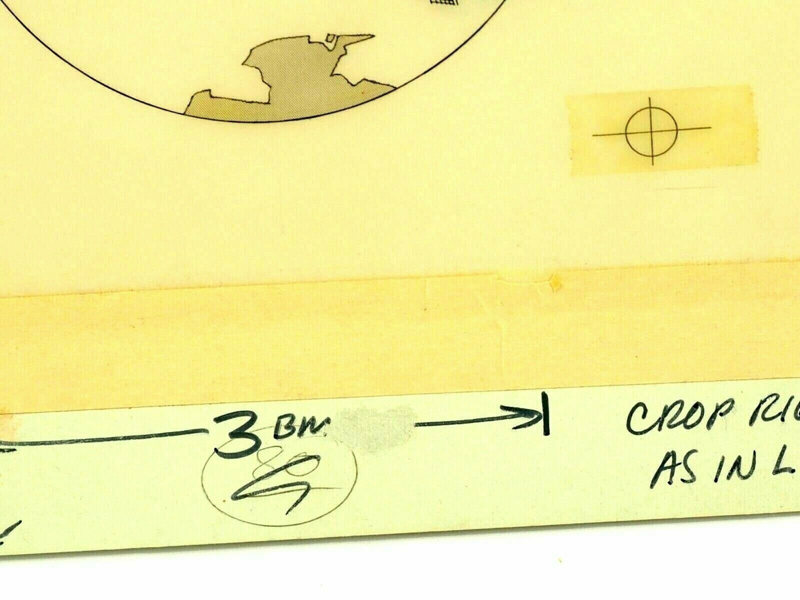 Historic Skylab Re-entry track Camera Ready Advertising ART Charles Berger 1979