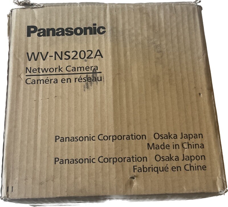 Panasonic I-pro SDIII Surveillance Network IP Security Camera WV-NS202A