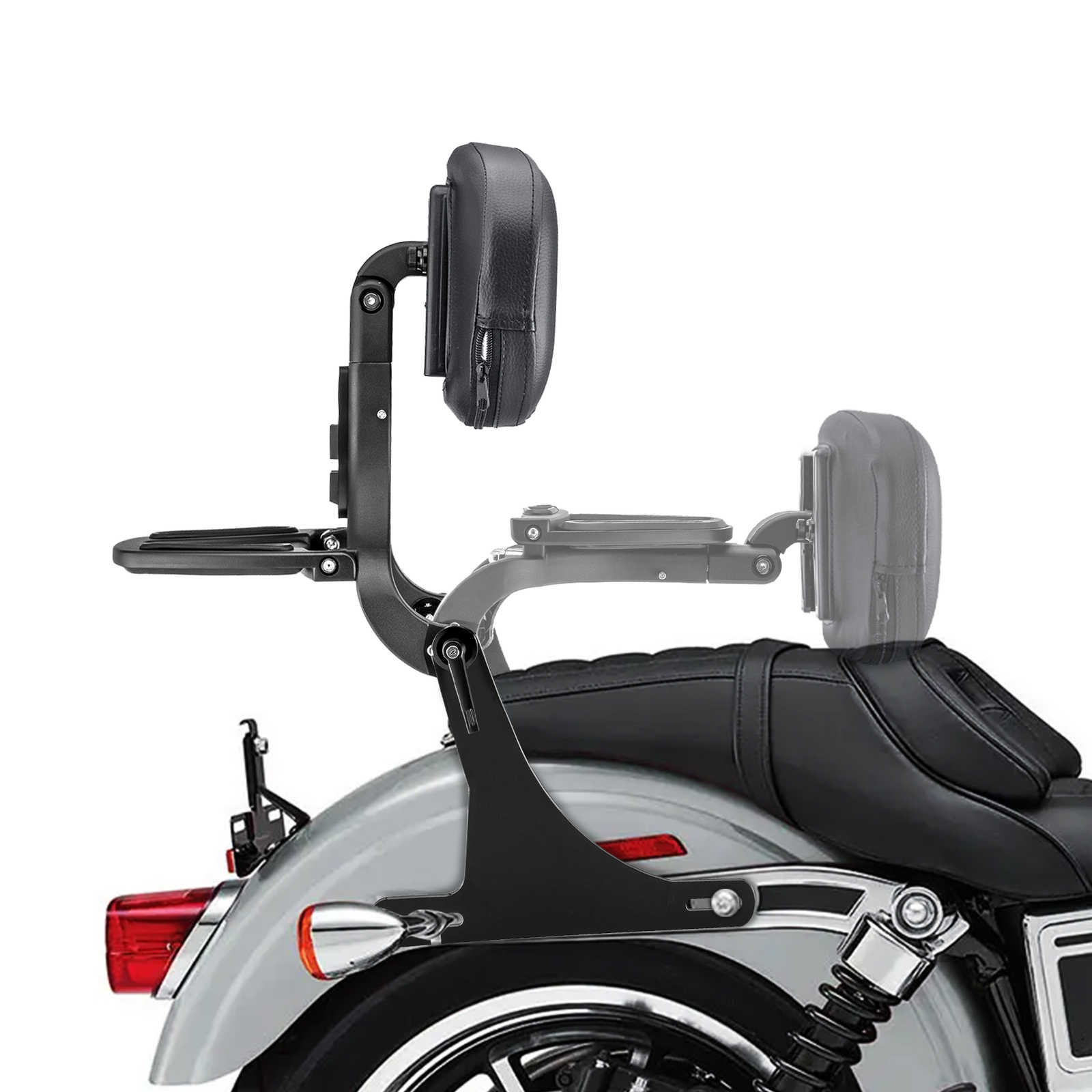 Multi-Purpose Backrest Sissy Bar For Harley Dyna Super Glide FXD FXDB Low Rider