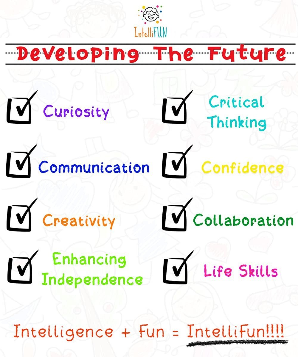 IntelliFun Kids Lab Coat Science Doctor Lab Dress-Up Fun Ages 2-10 (Large 6-7Y)