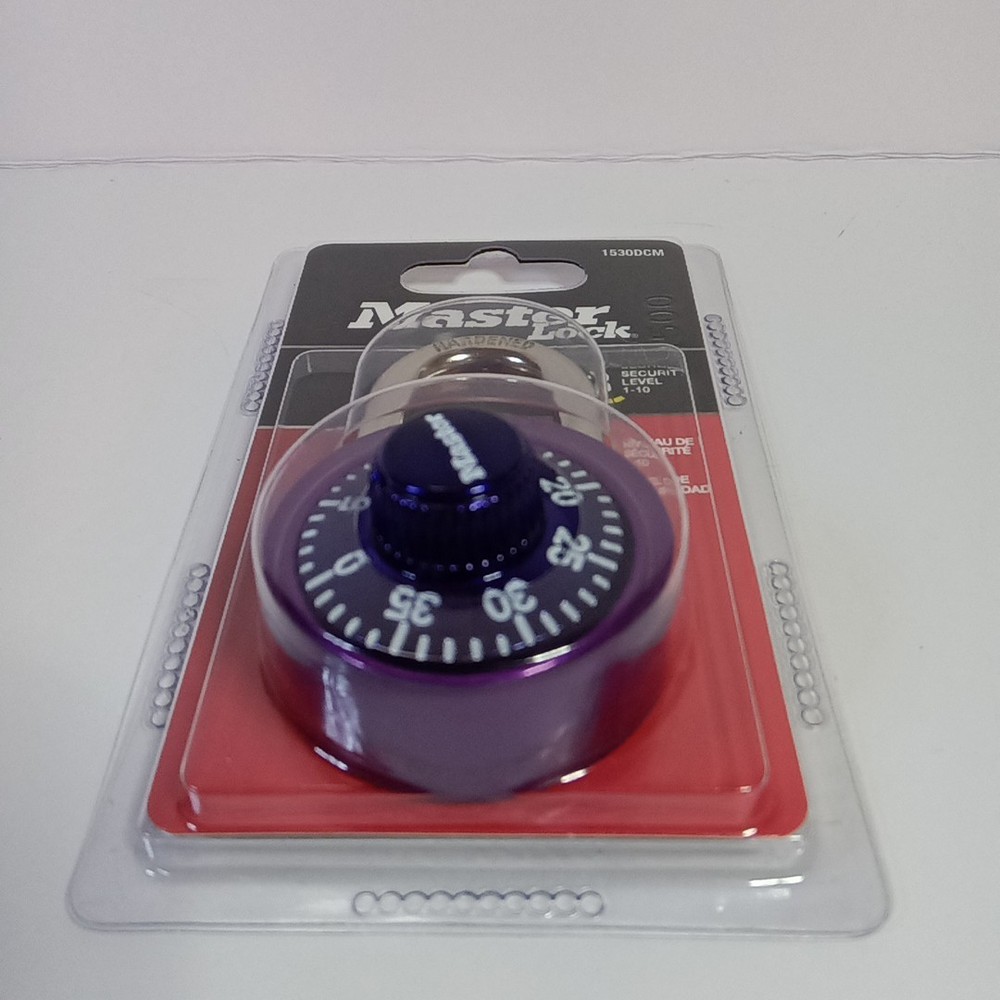 New In Package Master Lock Level 3 Security Combination Padlock Purple