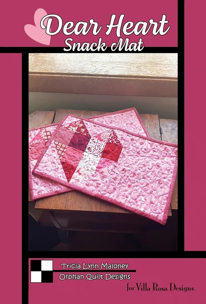 Dear Heart Snack Mat Quilting Pattern