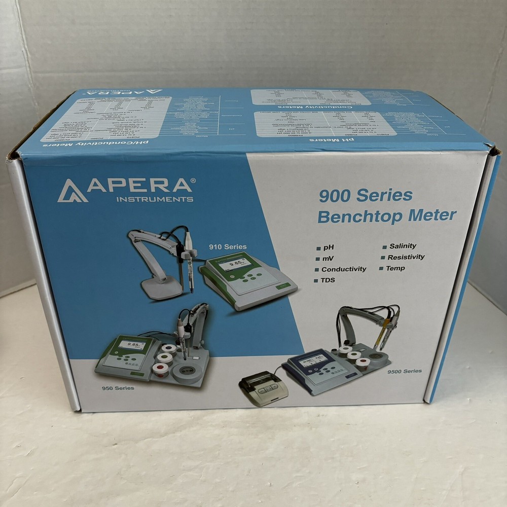 NEW Apera Instruments PH910 Benchtop Lab pH Meter Kit with LabSen 211 Electrode