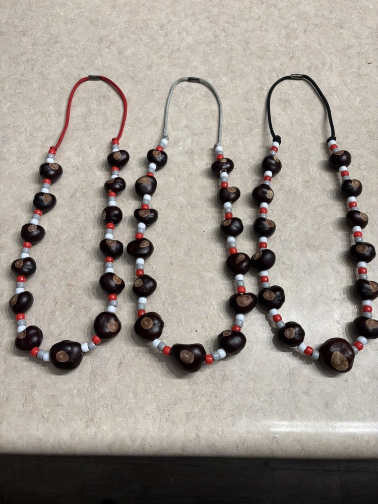Ohio State Buckeye necklace