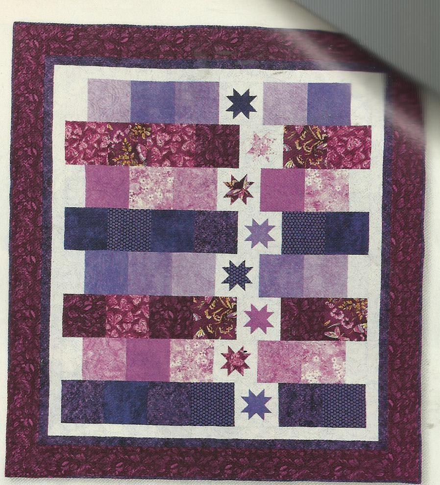 A0124 BLUEBERRY PARFAIT QUILT PATTERN/INSTRUCTIONS