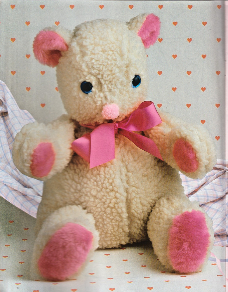 The Teddy Bear Book - SEWING PATTERN - Country Handcrafts - Full Size Patterns