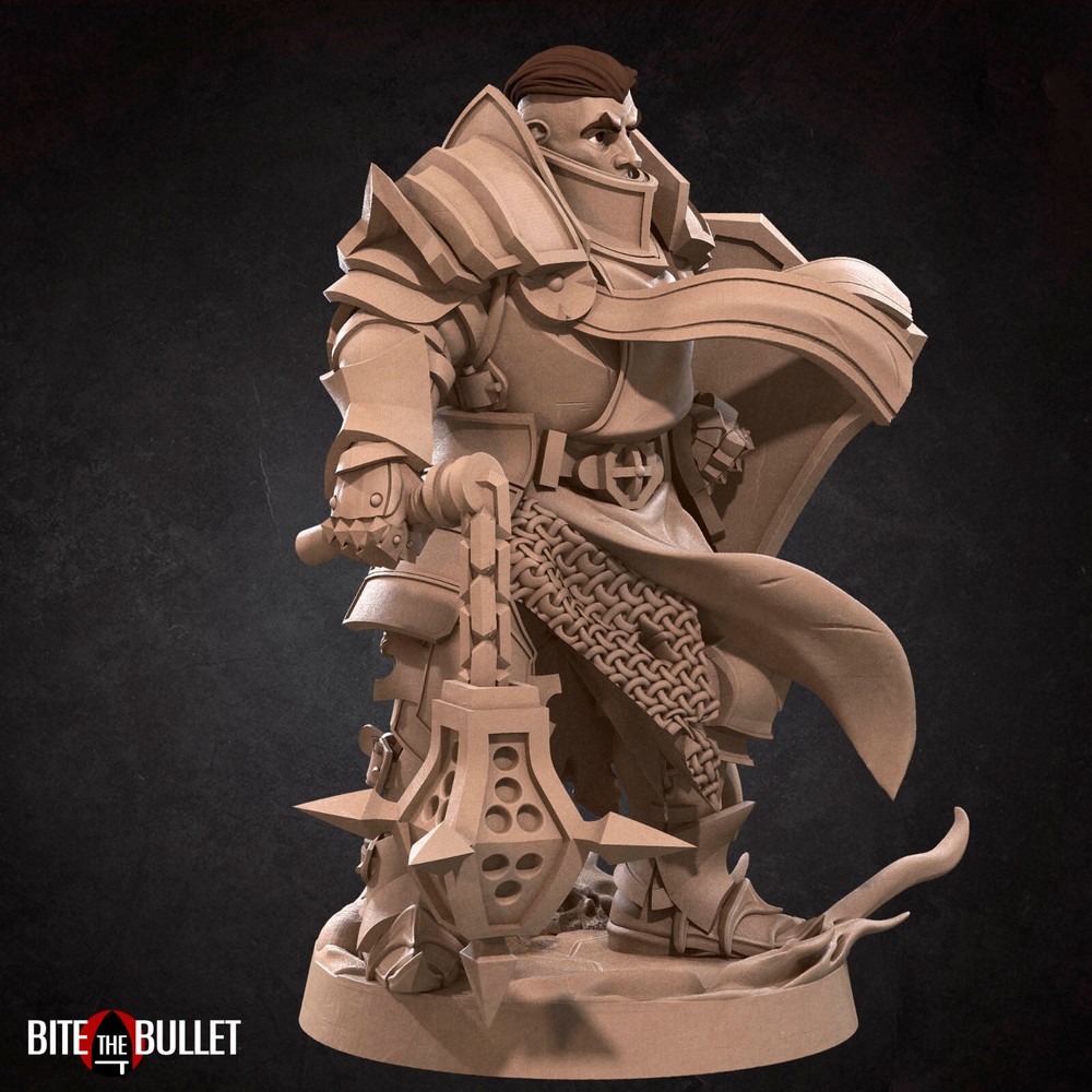 Human Paladin / Knight - Hell Hero - Bite the Bullet - Dungeons and Dragons