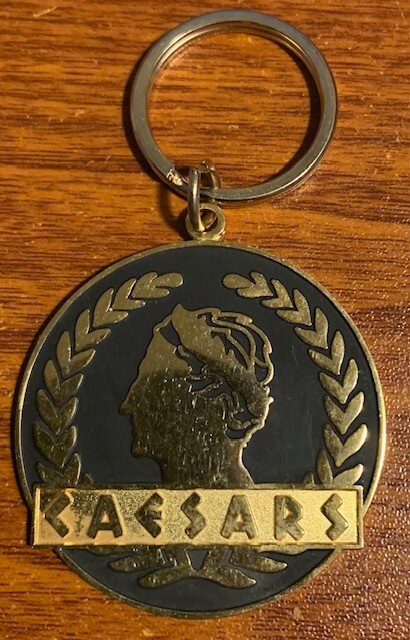 Vintage Pinnacle Design Caesars Hotel Key Chain