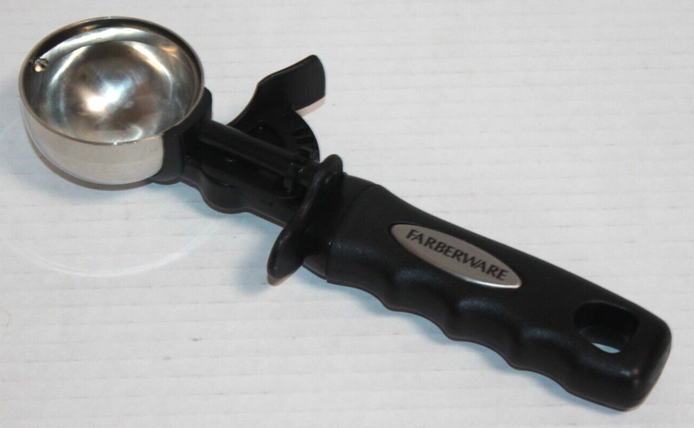 Farberware Grip Lever Ice Cream Scoop Easy Release Action