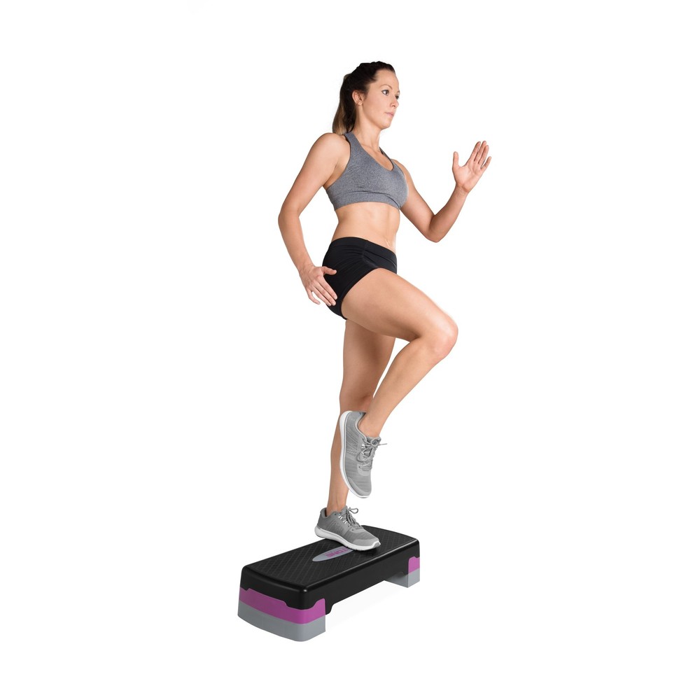 Aerobic Stepper Platform Black & Pink
