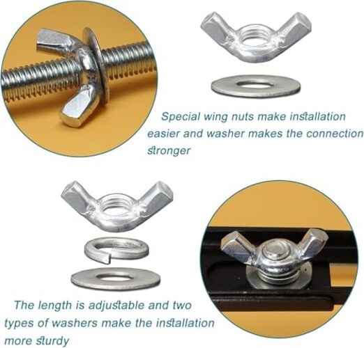 Universal Premium Adjustable Battery Hold Down for Tray, Universal Adjustable