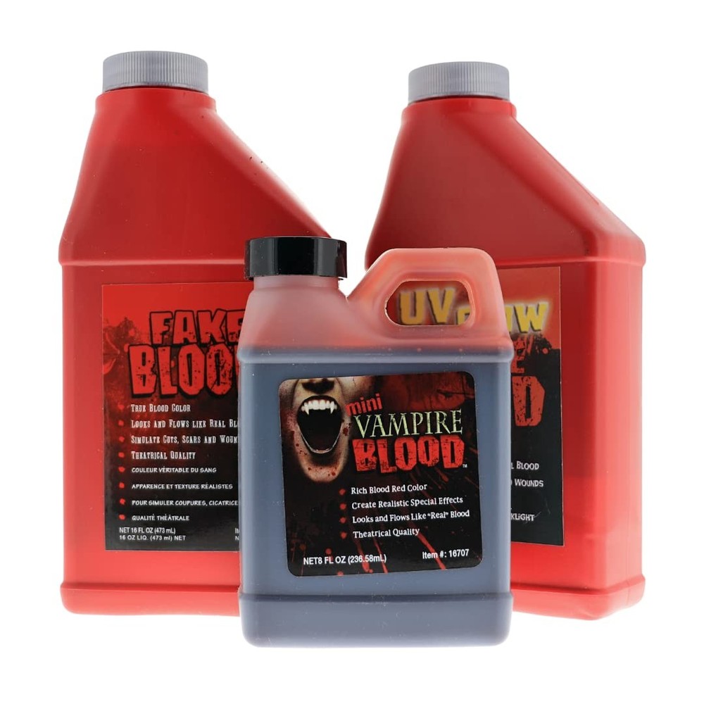 , Theatrical Quality Fake Blood, 8 Ounce