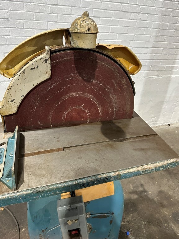 MASTER 24" DISC SANDER - Angling Table