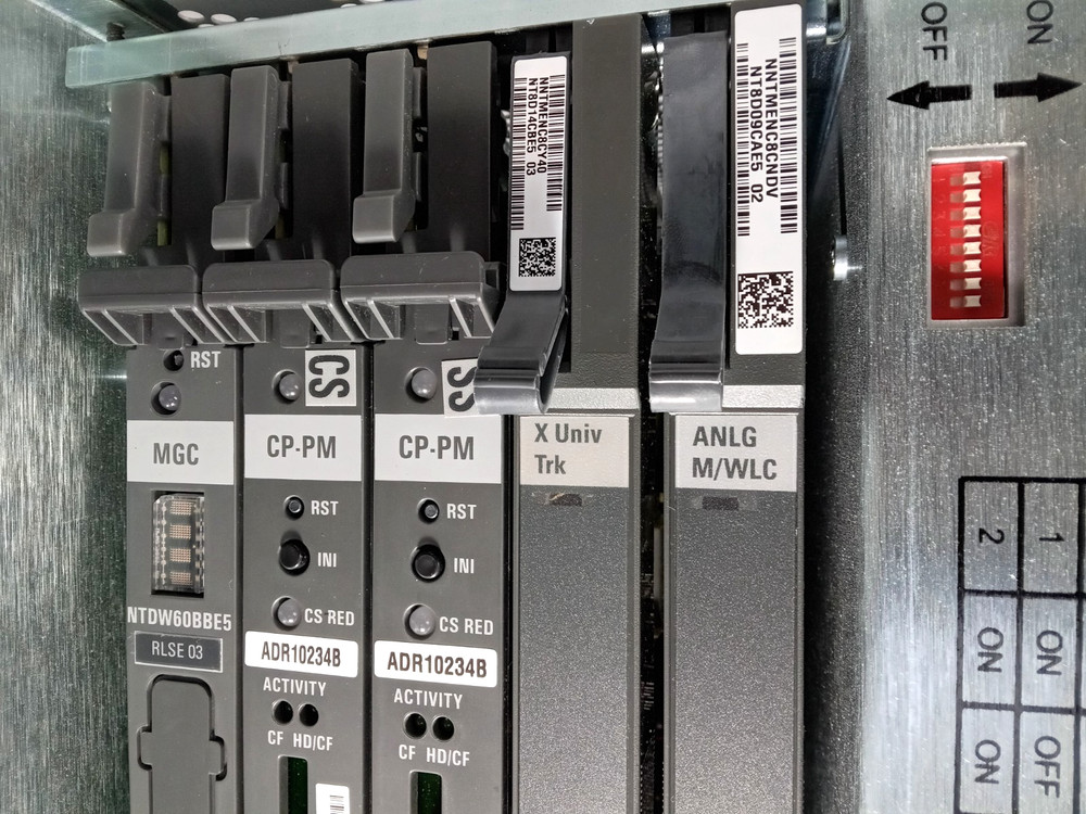 Nortel Networks NTDU14 Modules NTDW60BBE5 & NTDW61BAE5 x2