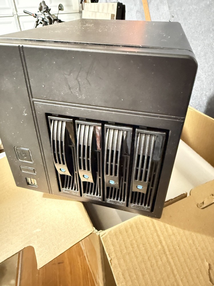 NAS Case 4-Bay K3 Chassis,  Unused Network Storage Server, Compatible Flex PSU