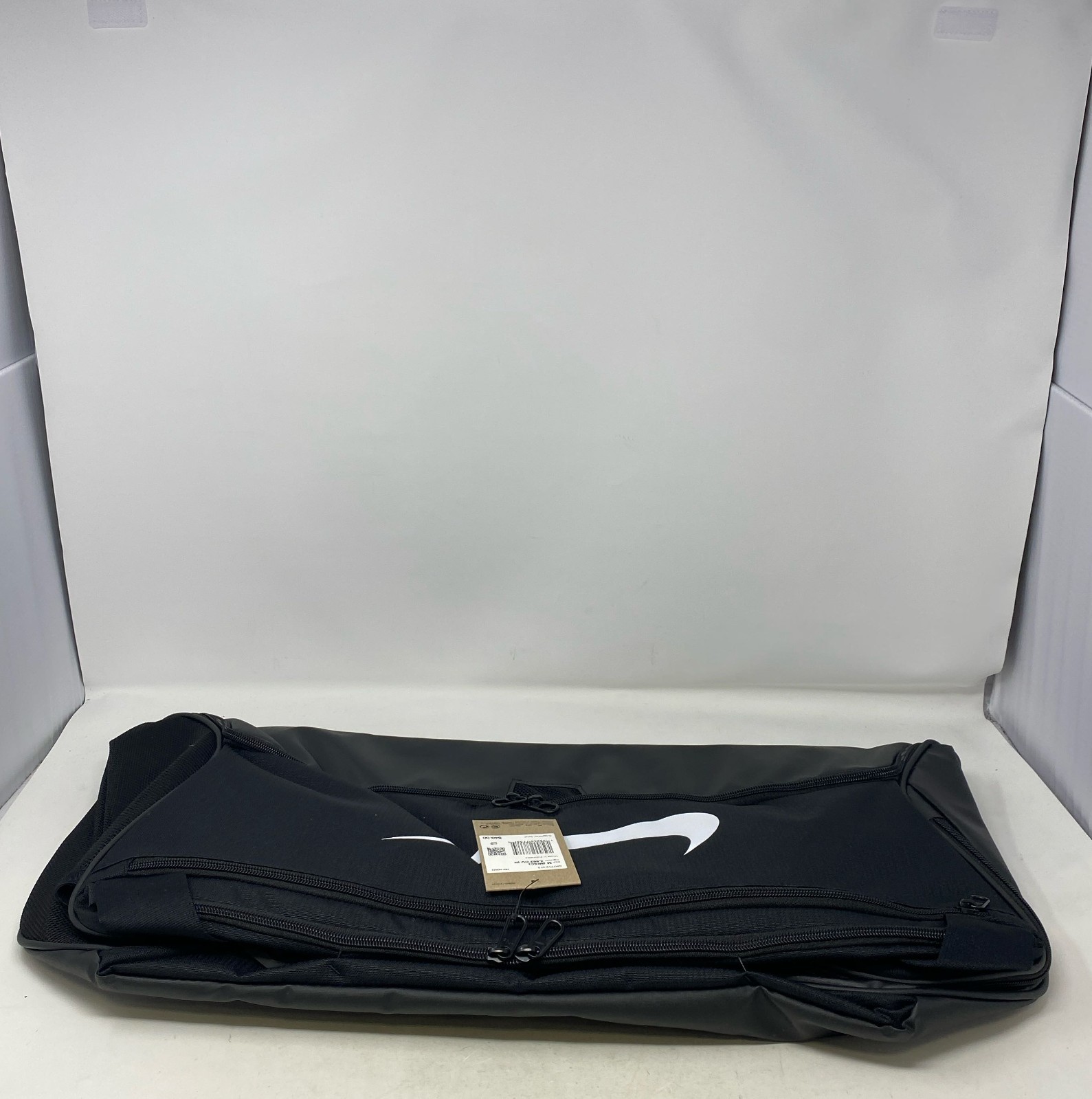 Nike Brasilia 9.5 Medium 60L Training Duffel Bag - Black/Black/White DH7710-010