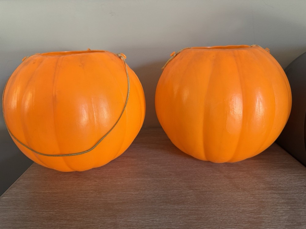 Vintage Halloween Buckets