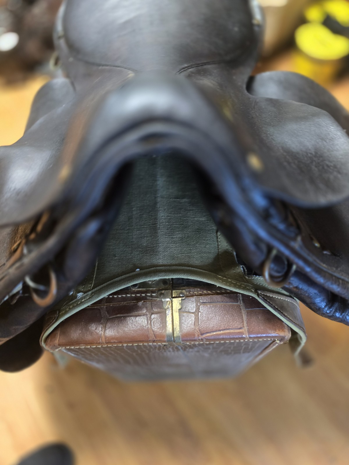 US Cavalry Training Saddle With Straps