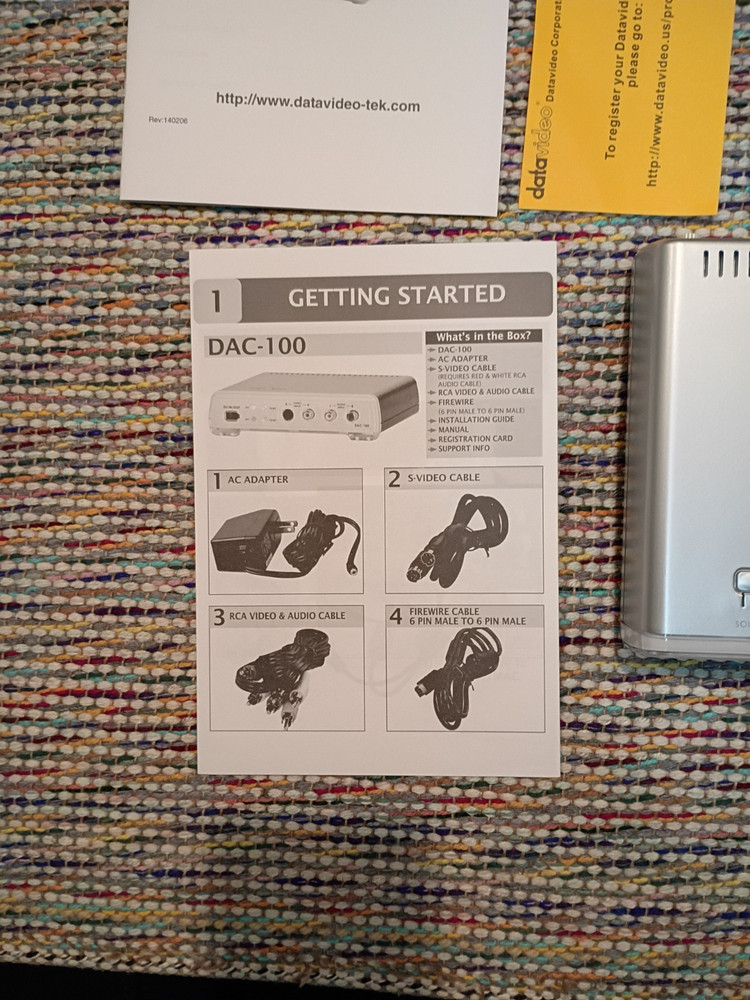 DATAVIDEO DAC-200 DV Convertor, used