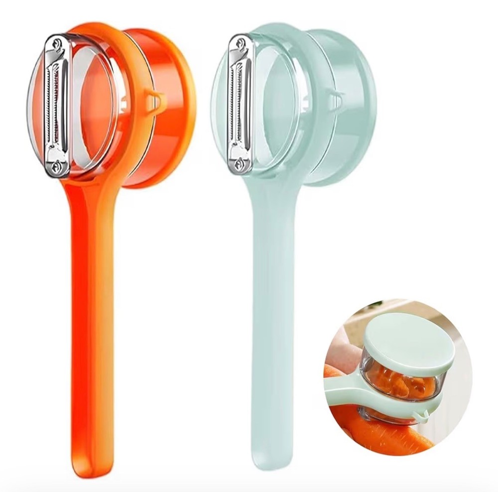 2 pcs Vegetable Peeler - with built in storage containers
