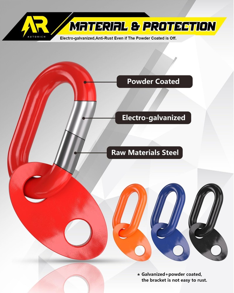 AUTORICH 7100 Lifting Bracket Set for Engine 4 HeavyDuty Engine Lift Bracket...