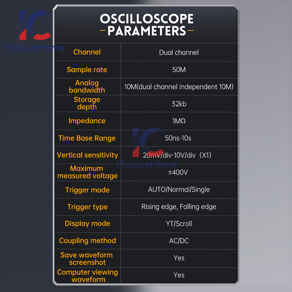 FNIRSI Handheld Digital Oscilloscope Multimeter Function Signal Generator 2C23T