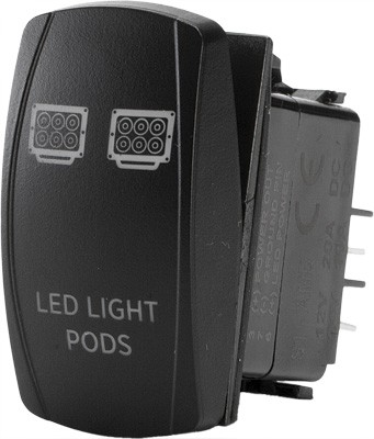 Flip Dash Switch LED Light Pods SC1-AMB-L15