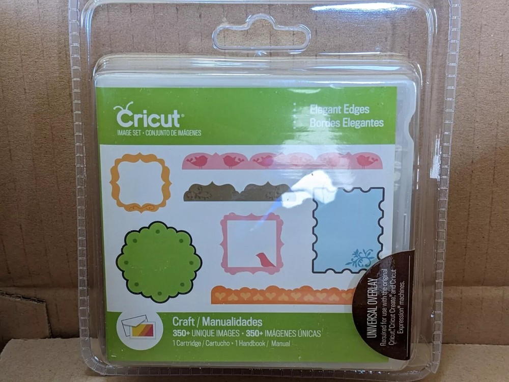 🔥NEW🔥 CRICUT *ELEGANT EDGES* CARTRIDGE ACCENTS, FRAMES, BORDERS, SHADOW, BOOK