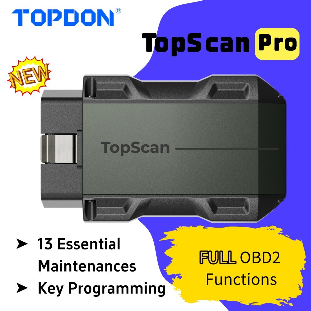2025 TOPDON PRO Car Key Programmer Pin Code Reader All Key Lost Programming Tool