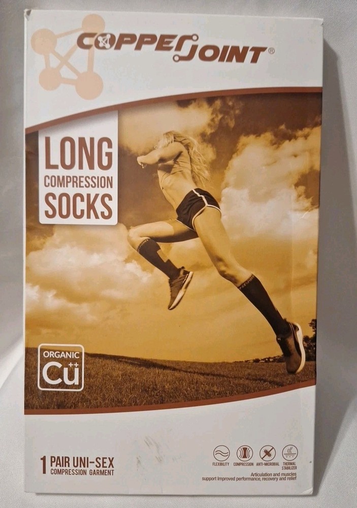 CopperJoint Long Compression Socks - Copper-Infused Comfortable & Durable (4XL)