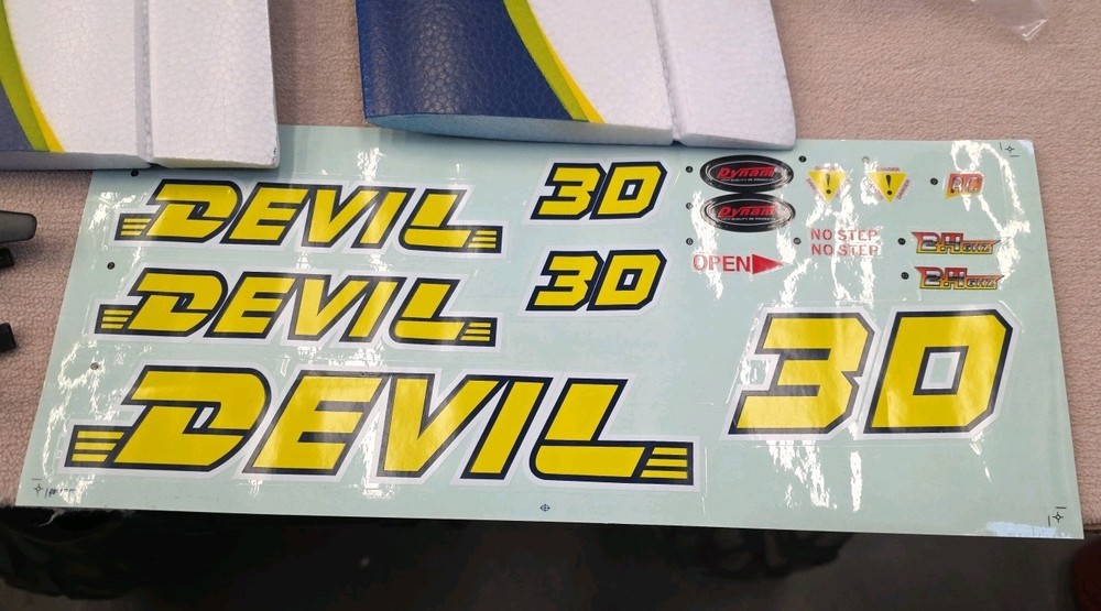 Dynam Devil 3D Plug-In & Fly RC Aiplane