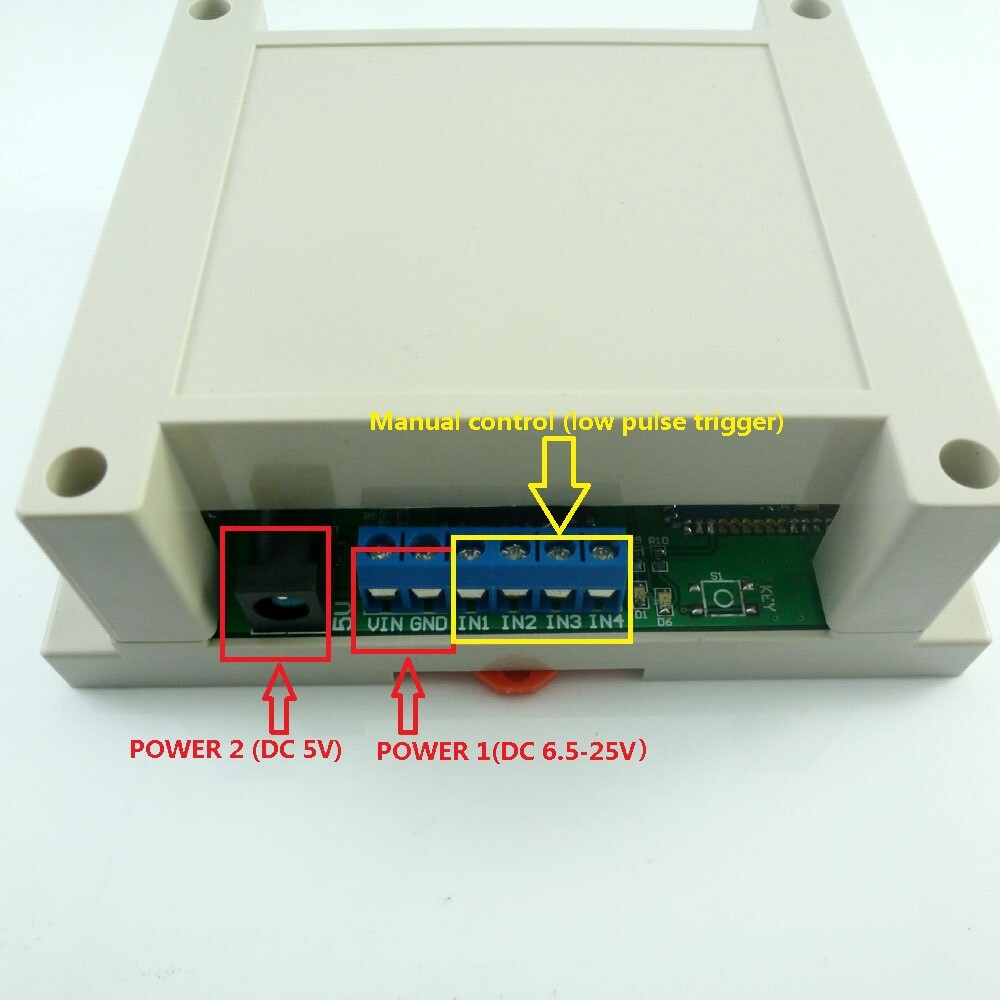 4 Channel Bluetooth Compatible Relay 2.4G RF Wireless Remote control Switch
