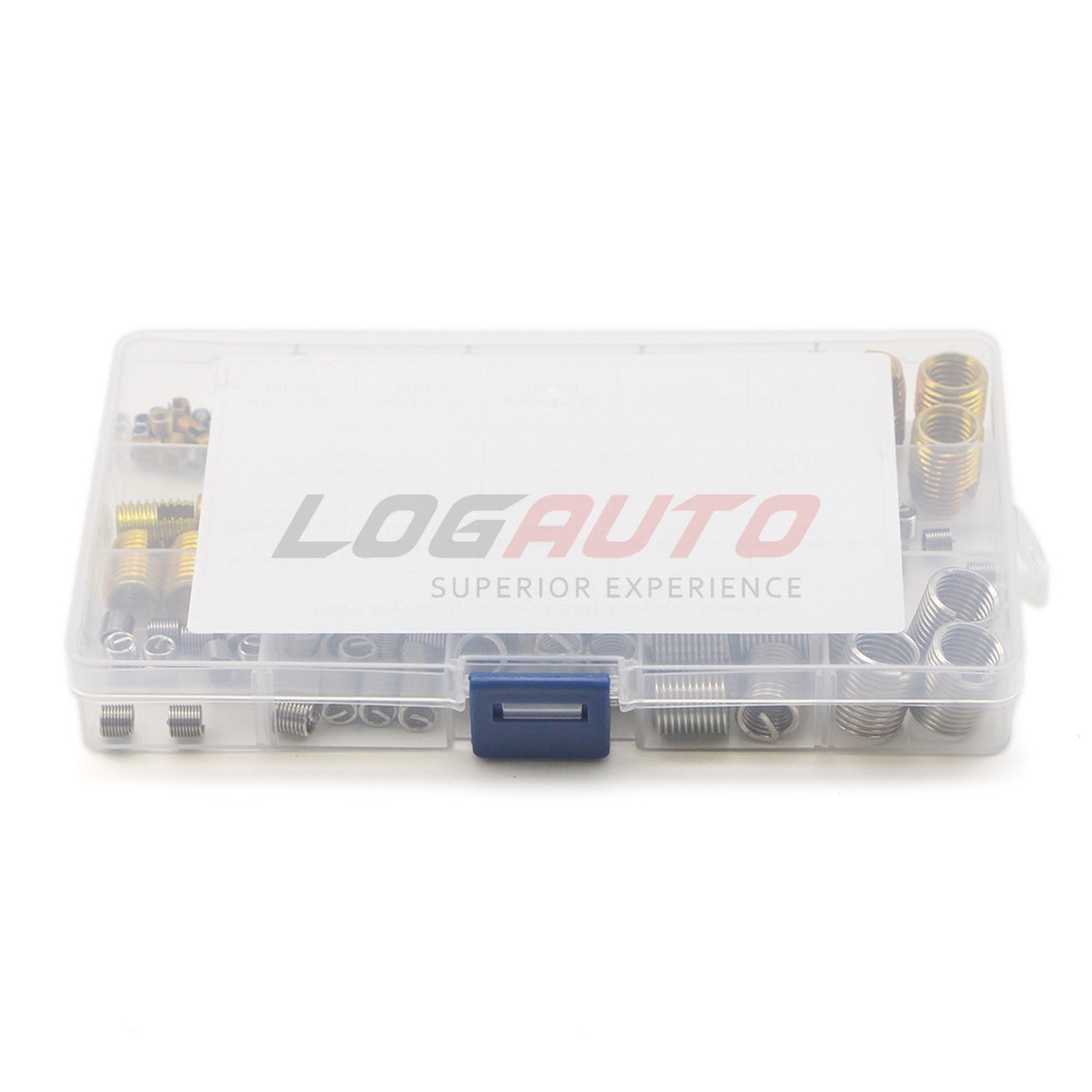 116pcs Self Tapping Thread Insert Helicoil Threaded Inserts Set Stainless Steel