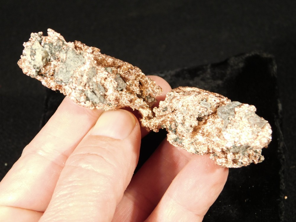 Big! Heavy Solid COPPER NUGGET or Native Copper Float From Michigan 172gr