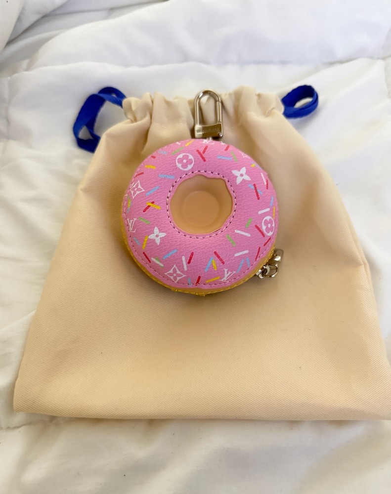 Louis Vuitton LV Monogram Donut Mini Pouch Keychain Bag Charm