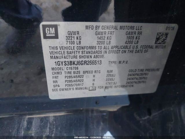 Fuse Box Engine Fits 15-20 ESCALADE 4999551