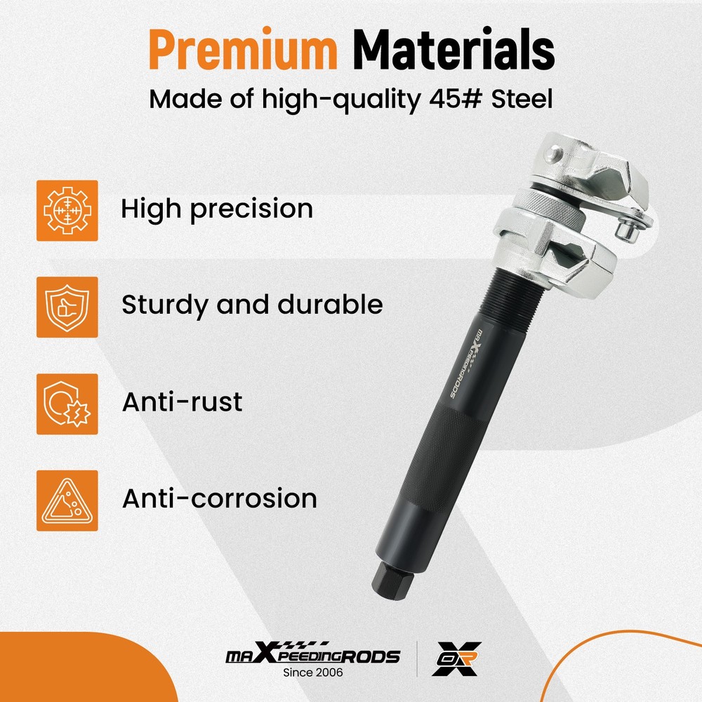 Coil Spring Compression Tool Set 2646lbs Capacity 220-310mm Adjustable 3PCS