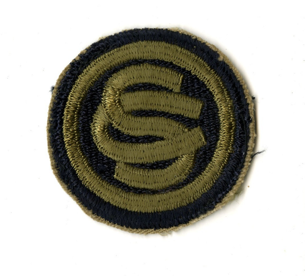 Officer Candidate School White Back Patch WWII Original