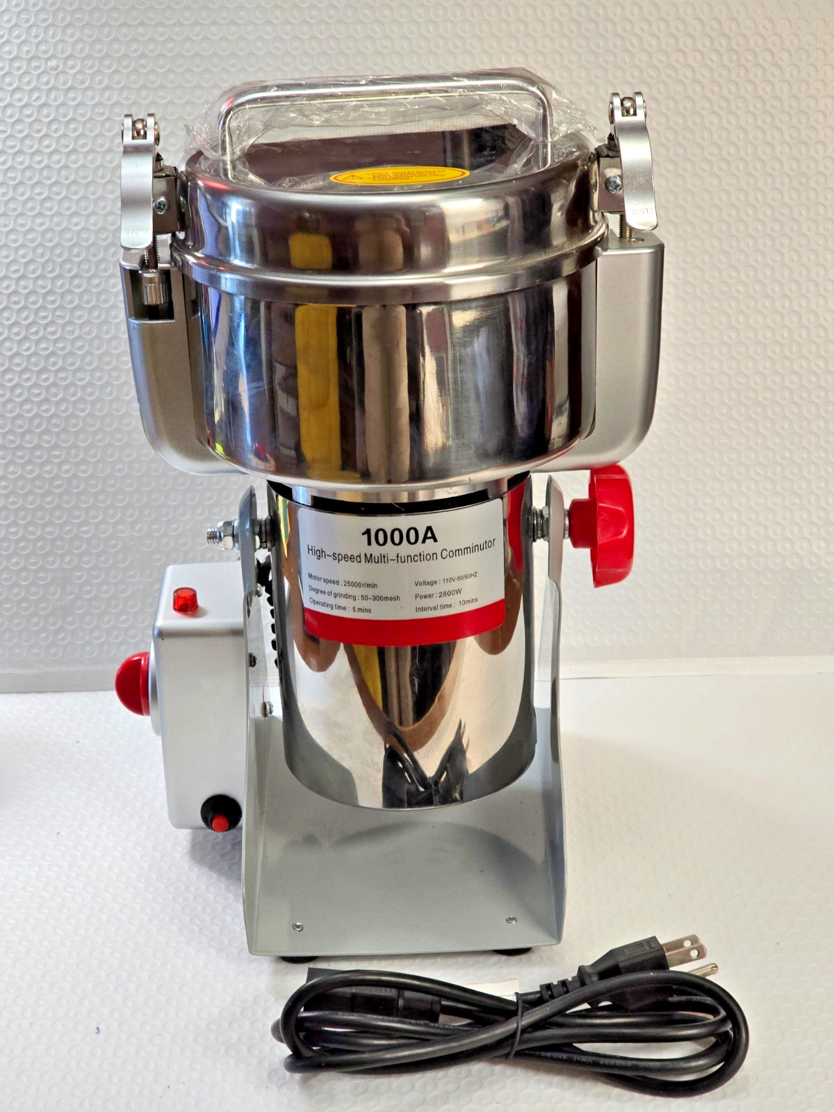 High Speed Multi-function Grain Grinder 1000A, NEW OPEN BOX