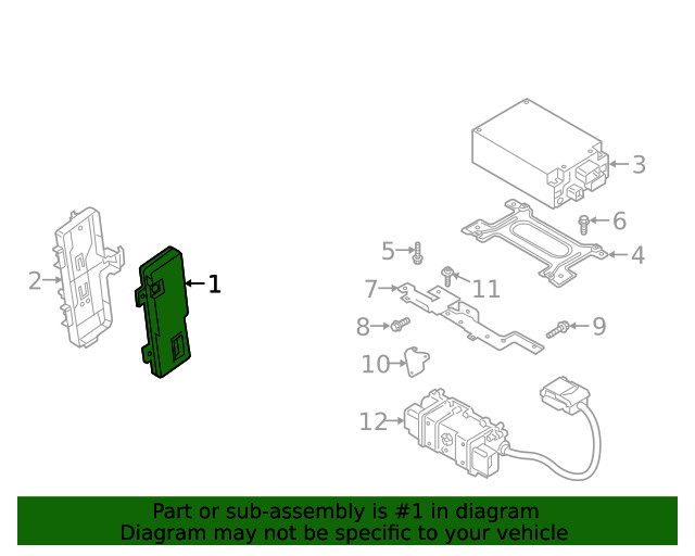 Genuine Audi Control Module 4KE-915-233-D