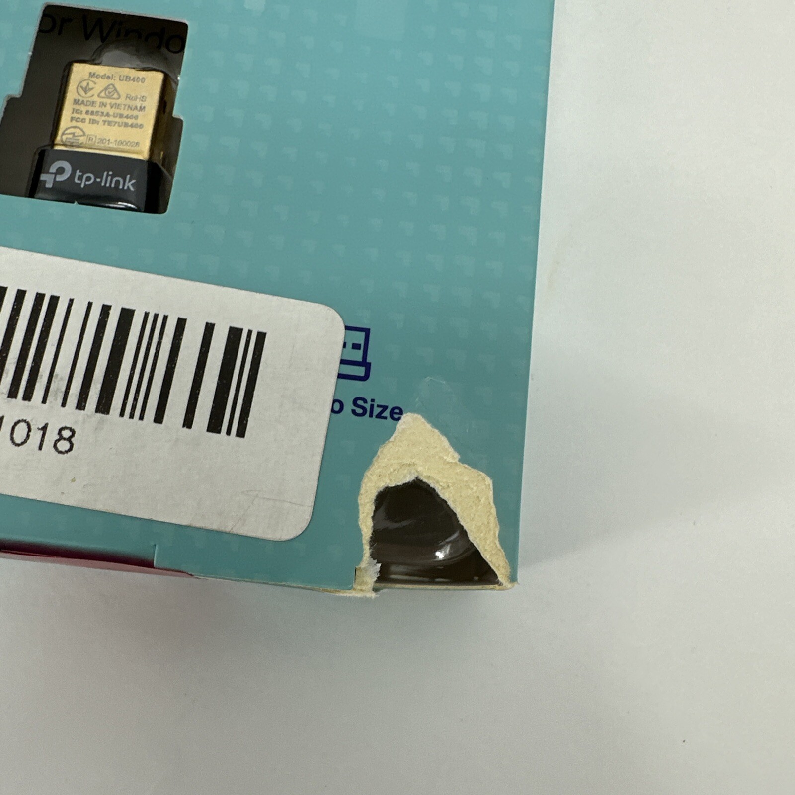 TP-Link UB400 Bluetooth 4.0 Nano USB Adapter (Windows 8/8.1/10) NEW OPEN BOX