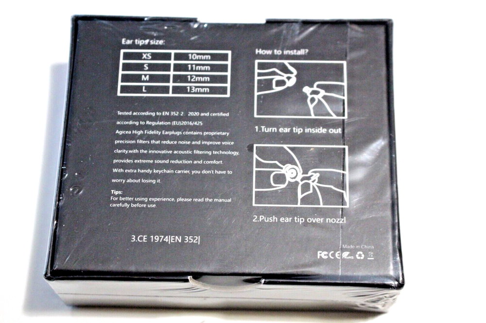 AGICEA NOISE CANCELLING EARPLUGS