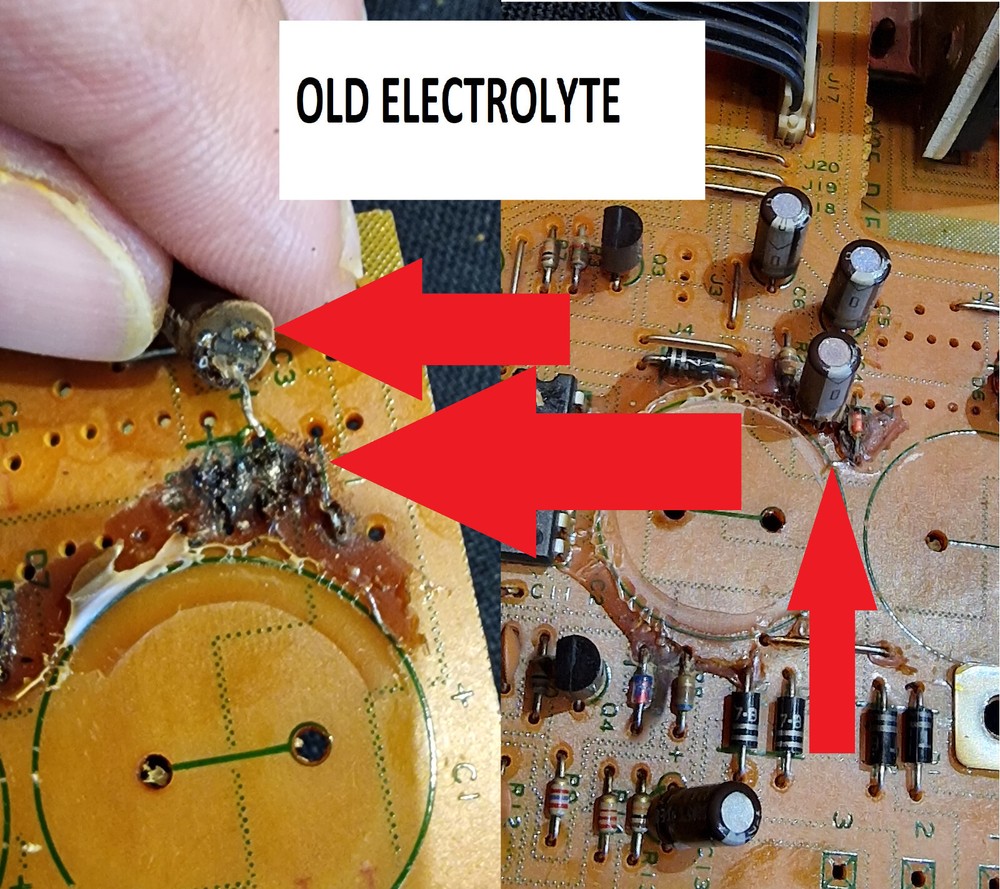 Dynamic-Range Expander DBX 3BX-DS Repair KIT - all capacitors