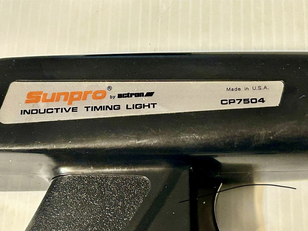 Sunpro Inductive Timing Light by Actron CP7504 Clamp On Inductive Pickup.