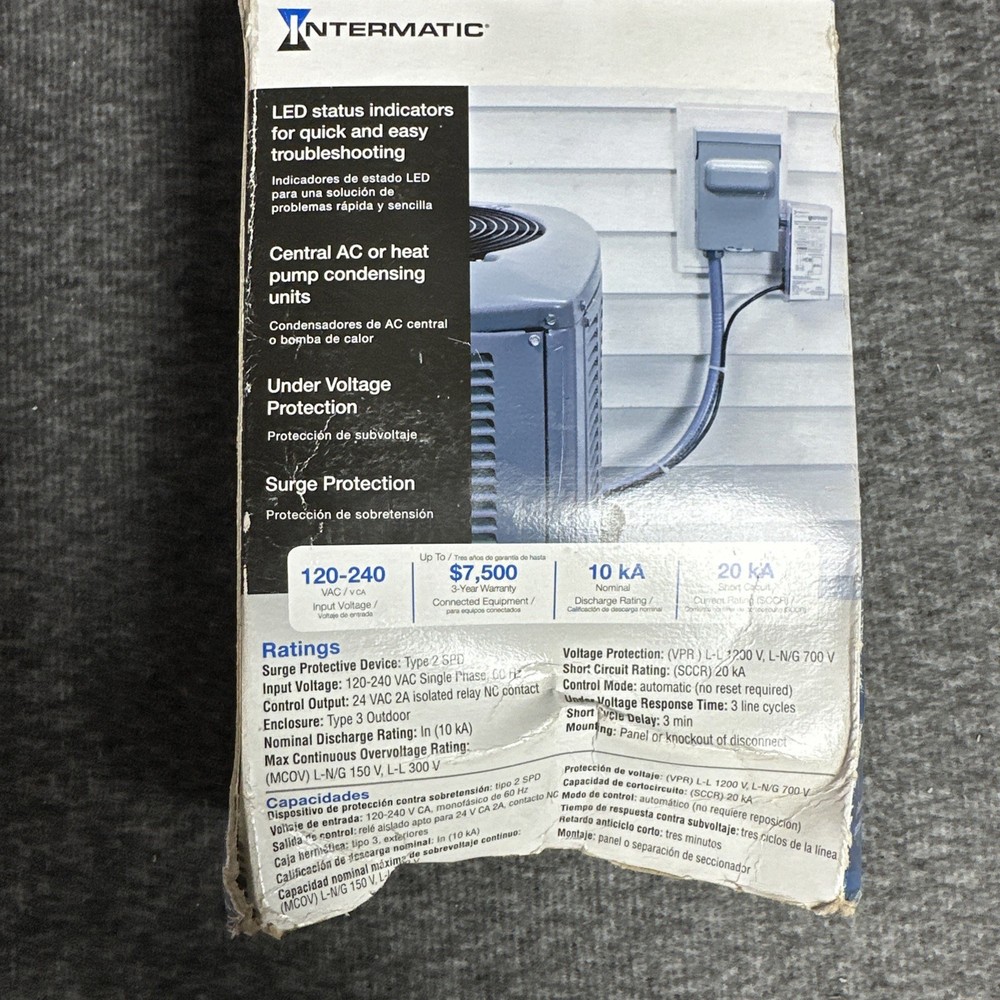 Intermatic Compressor Defender CD1-024R K Surge Protector NEW OPEN BOX