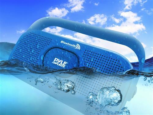 New PBTW20WT Waterproof Wireless Bluetooth Stereo Speaker W/Microphone/AUX Input
