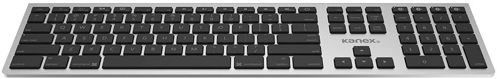Kanex K166-1013 MultiSync Aluminum Bluetooth Full Size Keyboard w/Numeric keypad