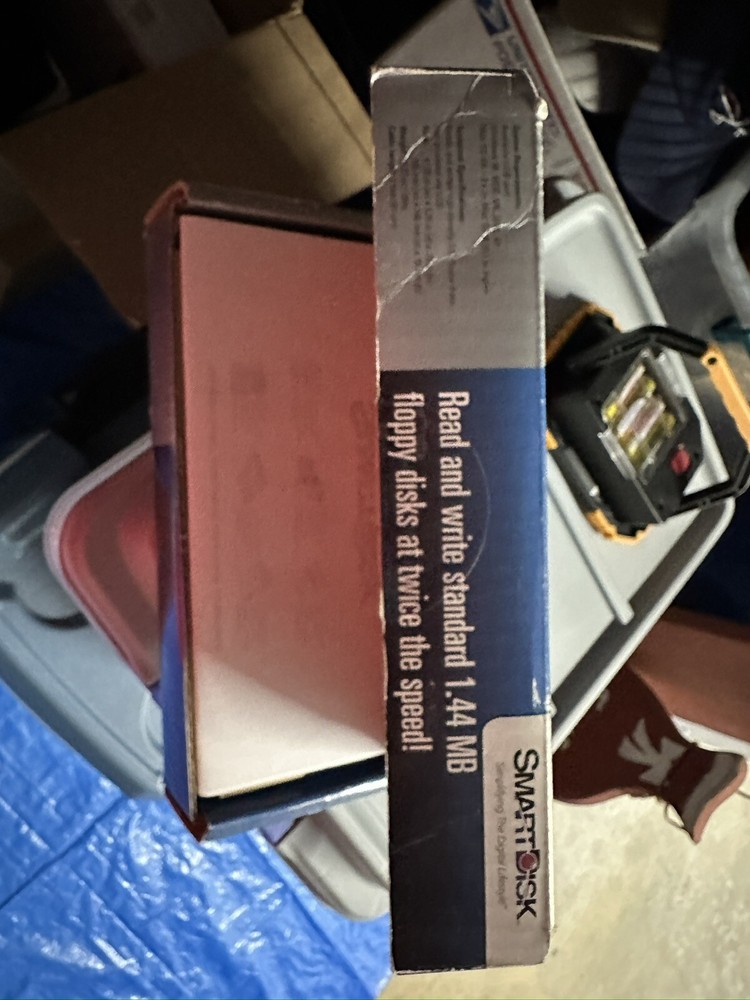 SmartDisk High Speed 2x USB External Floppy Disk Drive Titanium Edition WIN MAC