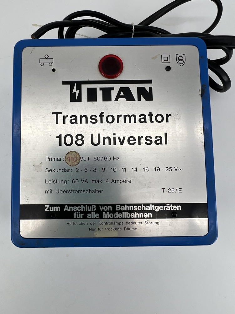Titan #108 Universal Transformer Cut Cord